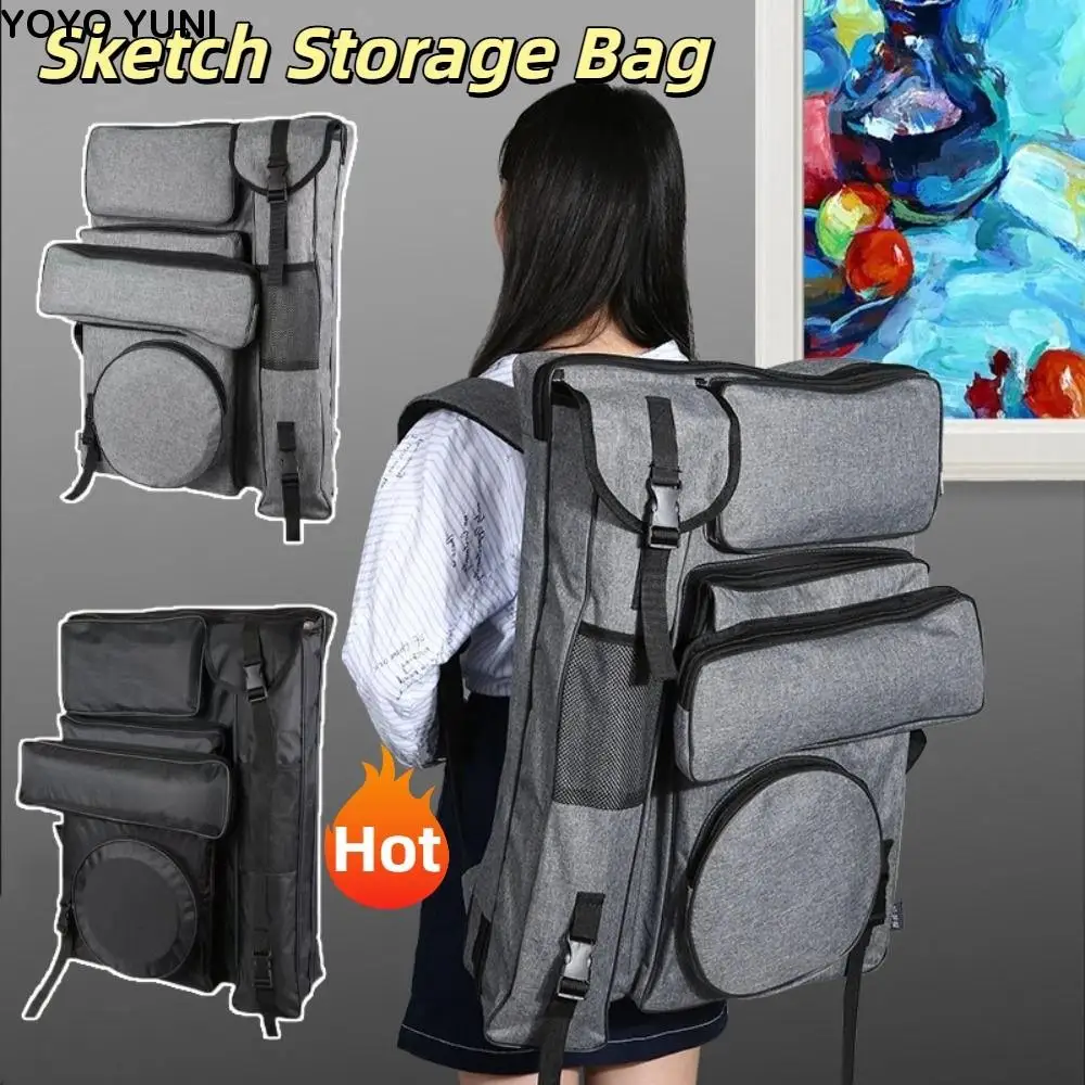 

Professional Canvas Sketching Tools Art Bag Waterproof Large Capacity Sketch Storage Bag Durable Drawing Board Bag Art Supplies