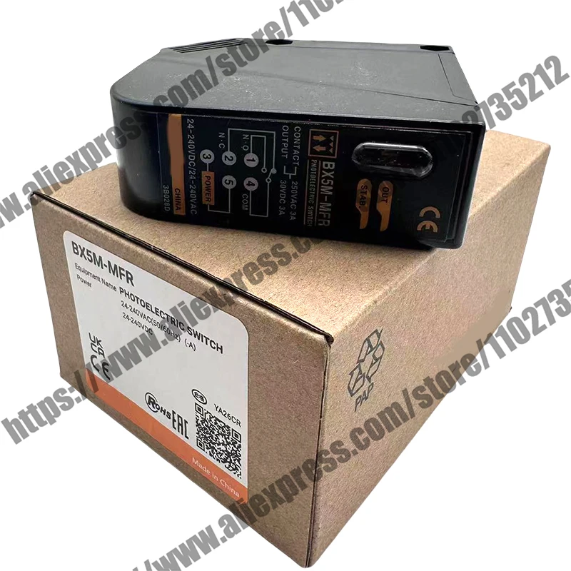 Imagem -01 - Autonics Interruptor Fotoelétrico Sensor 100 Original Novo Bx5m-mfr-t Bx5m-mfr Bx5m-mdt Bx5m-mdt-t autonics interruptor fotoeletrico sensor 100 original novo bx5m mfr t bx5m mfr bx5m mdt bx5m mdt t 01