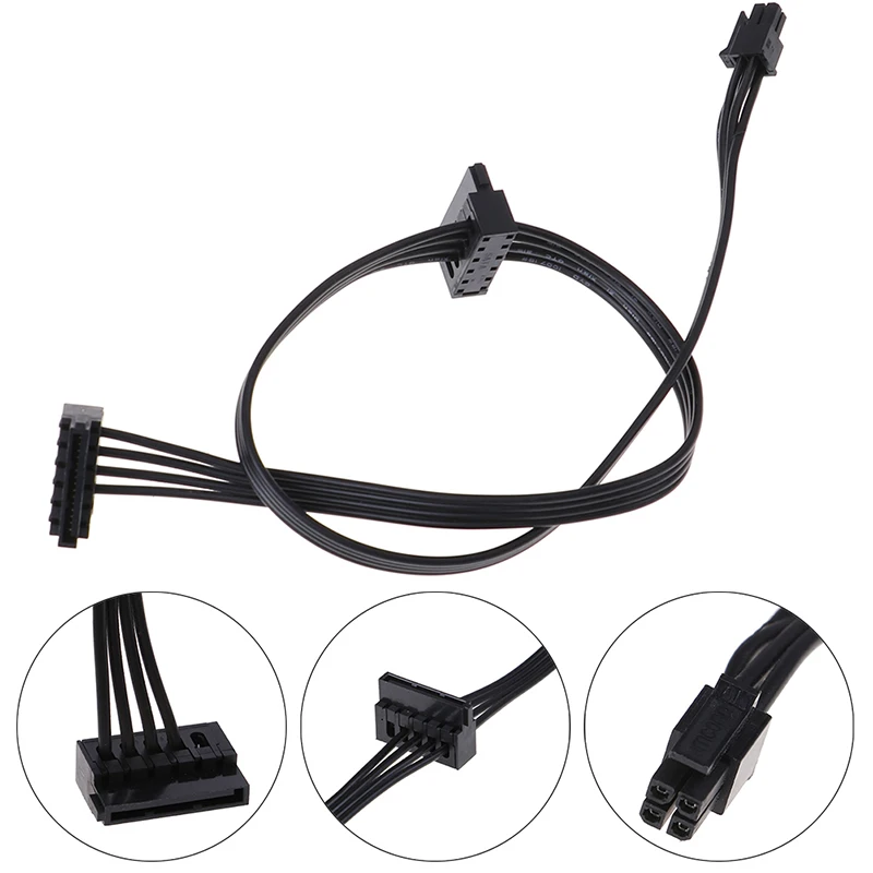 1 قطعة 45 سنتيمتر صغيرة 4 دبوس إلى 2 Sata SSD كابل إمداد الطاقة ل M410 M610 M415 Mini 4Pin المزدوج القرص الصلب سلك الطاقة اكسسوارات السيارات