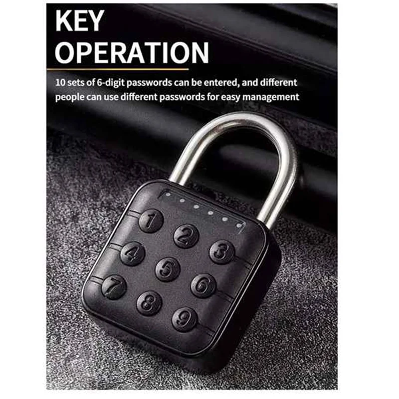 -A96P Tuya Padlock Password Electronic Lock Keyless Quick Unlock Anti Theft Padlock IP67 Waterproof Home Securit Lock