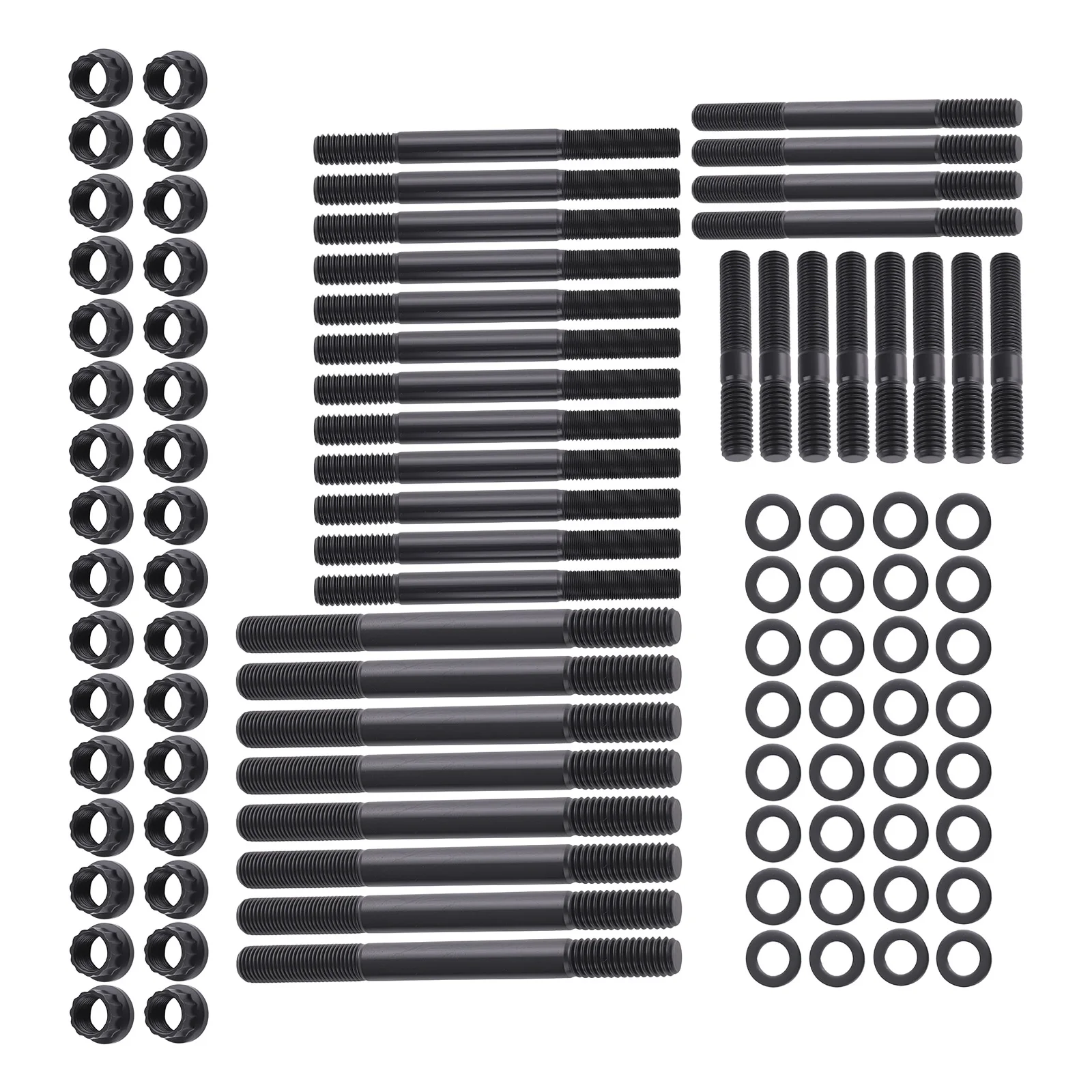 

Auto Studs Applicable Models Fit for Chevy BBC-75 Cylinder Head Screw Kit