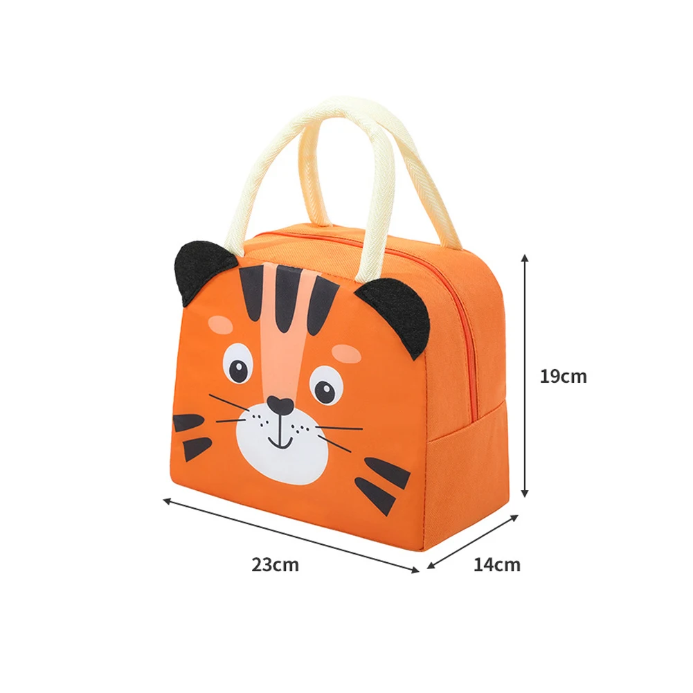 Portable Insulation Lunch Box Fridge Thermal Bag Tote 3D Cartoon Pattern Bento Bag Kids School Cute Thermal Insulated Lunch Box