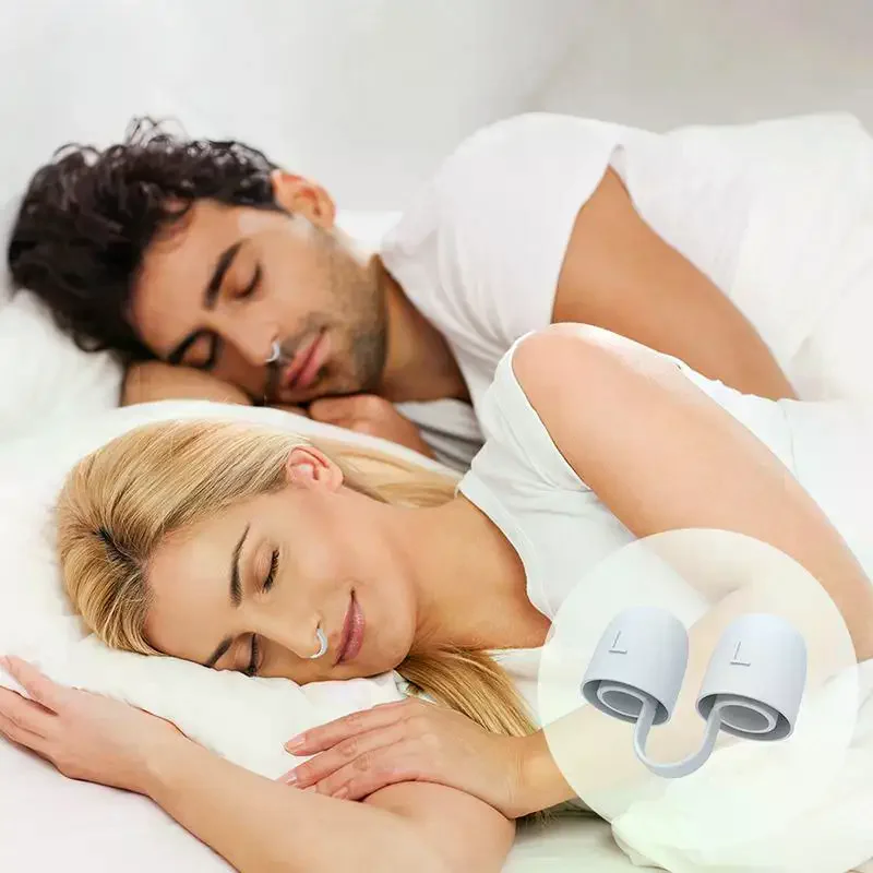 3Pcs/box Silicone Nose Clip Anti Snoring Nasal Dilator Stop Snore Aid Nose Breathe Strips Easy Breathe Improve Sleeping Aid