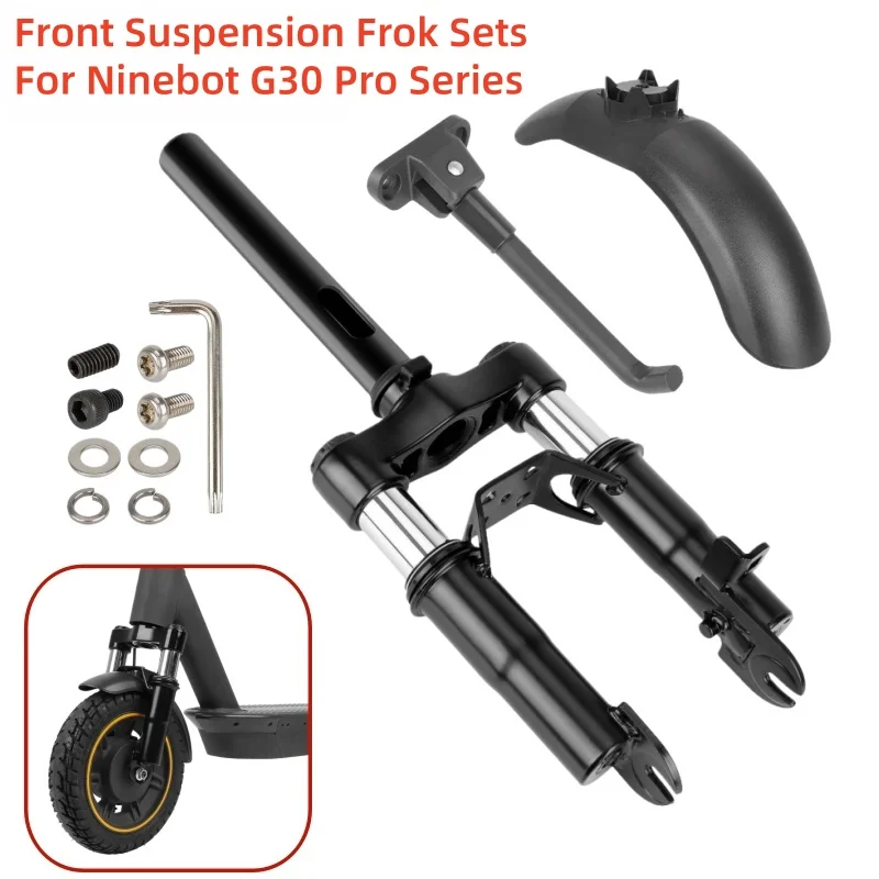 

Original Front Suspension Fork for Segway Ninebot Max G30 Pro Series with Front Fender and Kickstand Electric Scooter Parts Kit
