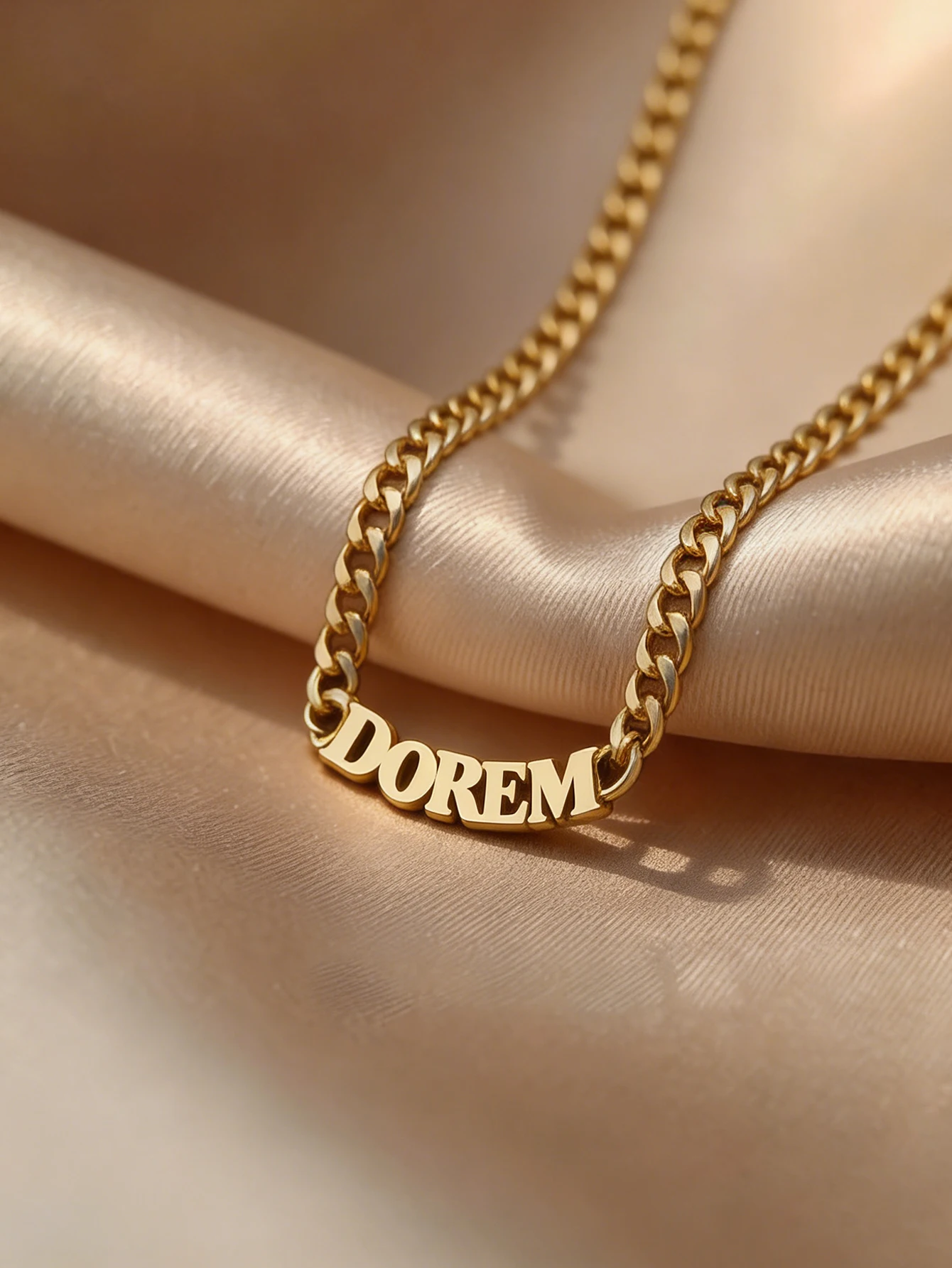 Custom Gothic Name Necklace for Women