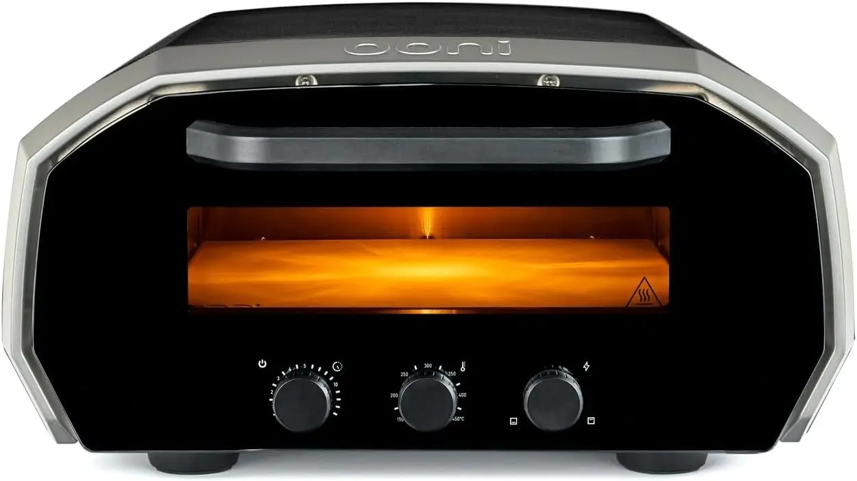 Volt 12 Electric Pizza Oven - Indoor & Outdoor Versatile Electric Oven, Pizza Cooker with Stone, Indoor and Outdoor Toaster