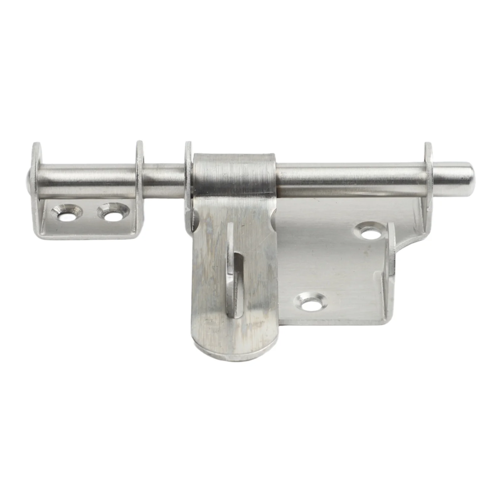 Garden Gate Lock Home Security 15x6.5x2.4cm Door Bolt Shed Door Lock Multi-surface Mounting Padlock Compatible Hole
