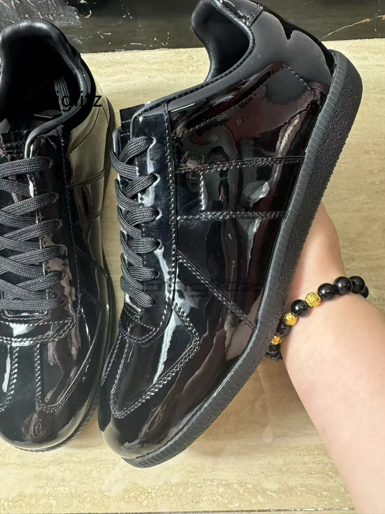 

Flats Patchwork Training Shoes Men Summer Trendy Graffiti Men's Casual Sneakers Versatile Comfortable Lace-Up Flats Sports Shoes