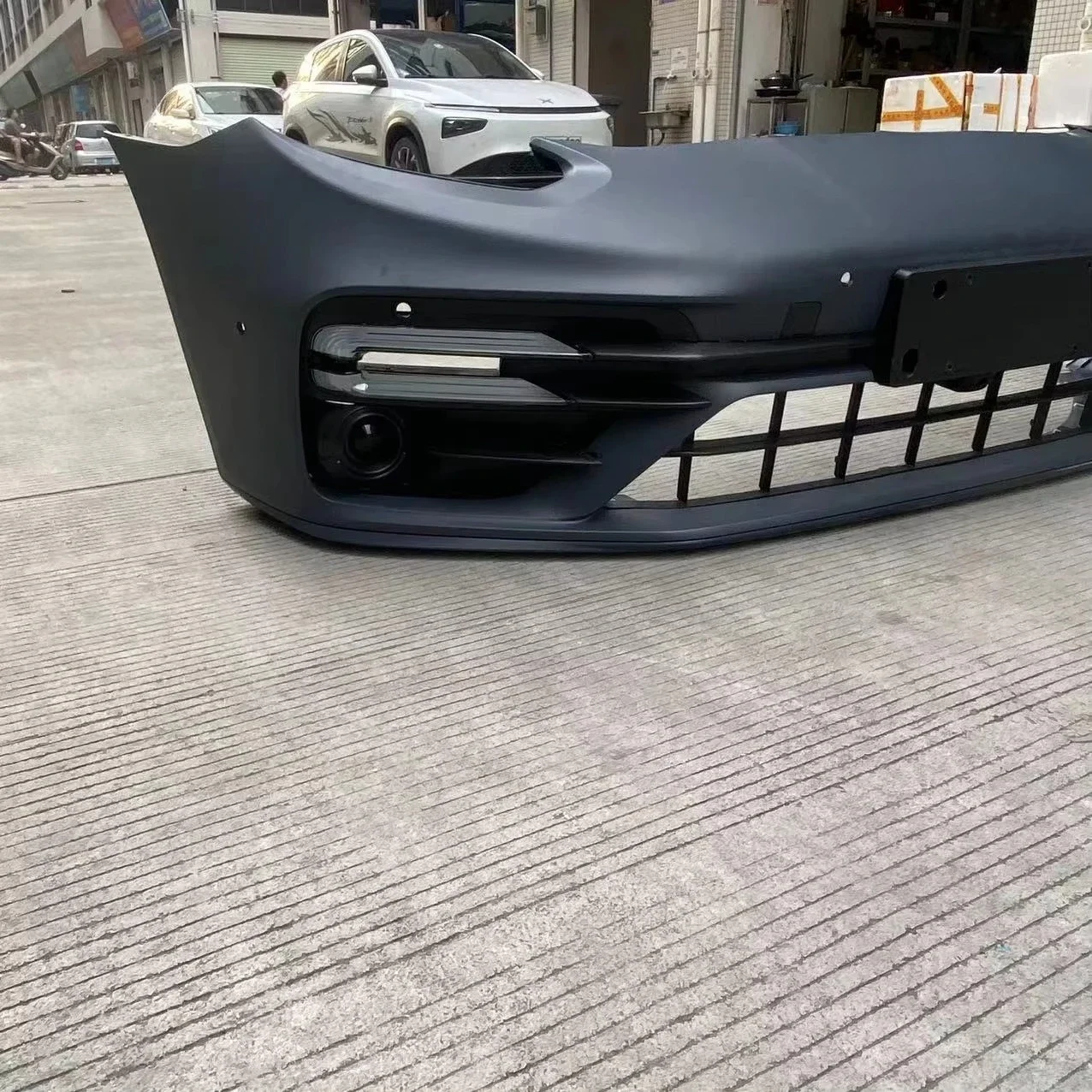 High Quality 971.1 Front Bumper Grille Kit for Cars Front Car Bumper Accessories 3