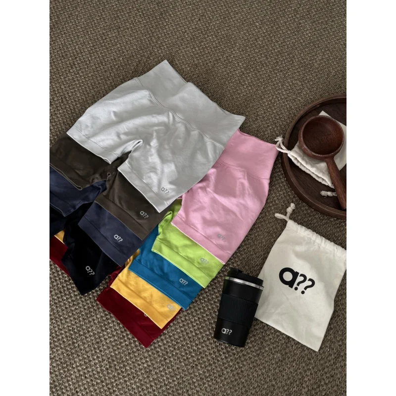 

New Summer New Style Bare Sensation High Waist Skin-Friendly Safety Shorts Anti-Exposure Seamless Butt-Lifting High Elastic Wome