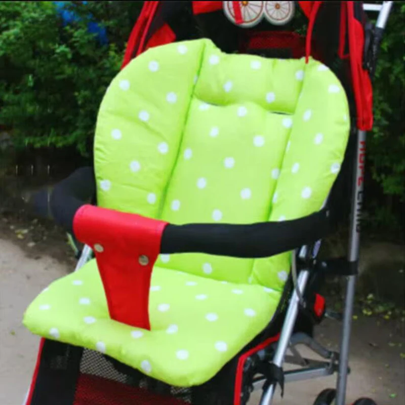 Thickened Baby Stroller Cotton Pad Baby Home Dining Chair Soft Sit Mat Simple Polka Dot Print Pattern Children Stroller Cushion