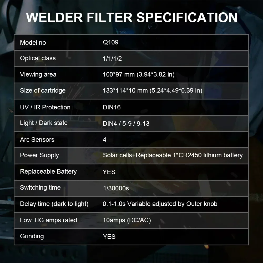 หมวกกันน็อคเชื่อมมุมมองขนาดใหญ่เครื่องเชื่อมหน้ากากเลนส์สีจริงสําหรับ Arc Weld Grind ตัดหน้ากากเชื่อมพลังงานแสงอาทิตย์ Auto Darkening