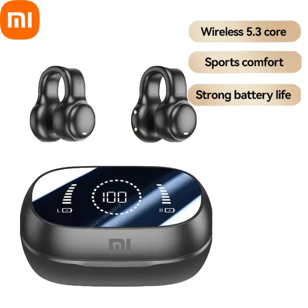 Xiaomi M47 Bone Conduction Bluetooth Headphones Sports Gaming Earbuds With Microphone HiFI Stereo Sound Headphones TWS Earbuds