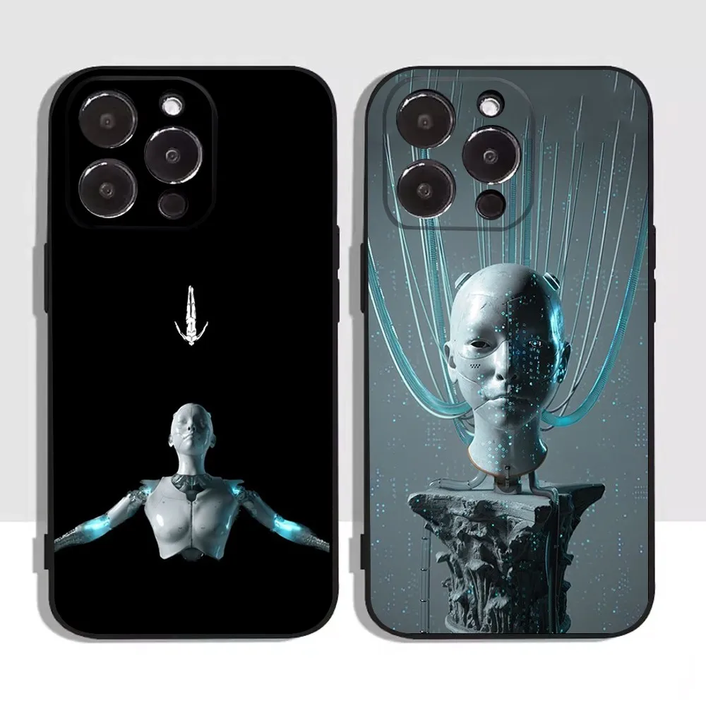 DJ Phone Case For iPhone 16,15,14,13,12,11,Plus,Pro Max,XS,X,XR,SE,Mini,8,7 Soft A-Afterlife Anyma Silicone Black Cover