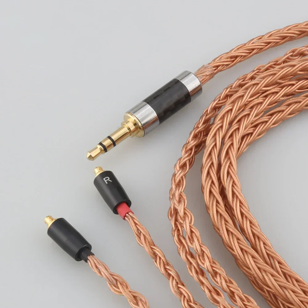 Cable de auriculares XLR 2,5mm equilibrado 16 núcleos 99% 7N OCC para AKG N5005 N30 N40 MMCX Sennheiser IE300 IE900 usando