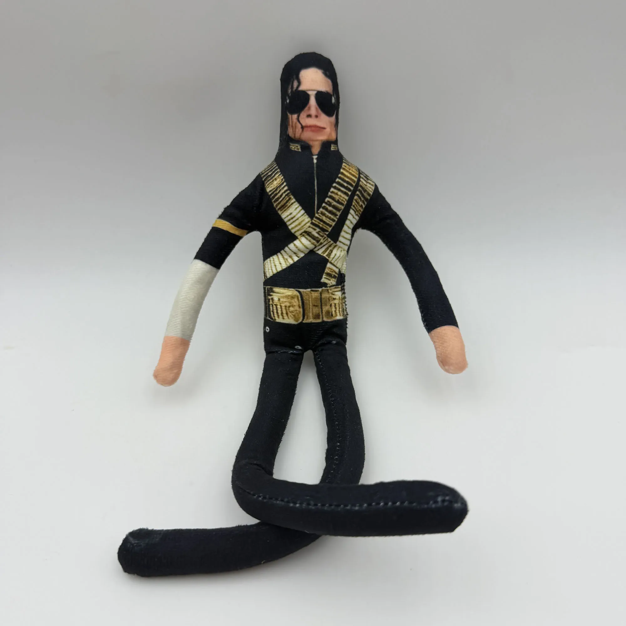 6 Stück Anime Michael Jackson Cosplay Requisiten-Puppe Plüsch-Stofffigur mit Beweglichen Gelenken Raumdekoration Geschenk für Fans