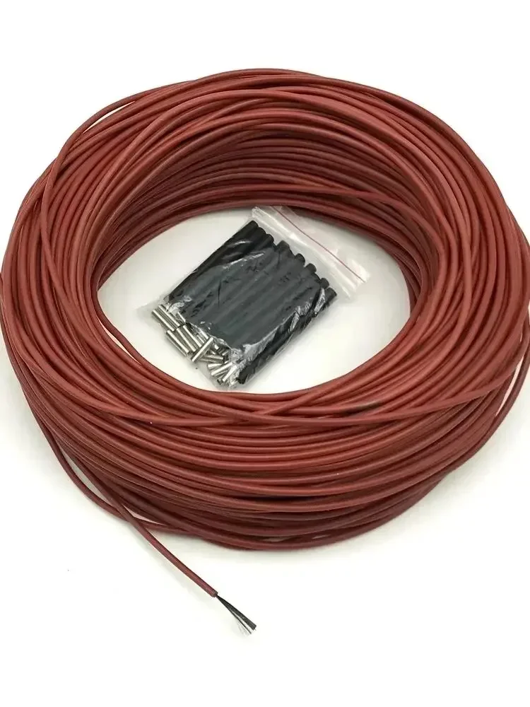 220V Can Choose Wifi App Control Infrared Warm Floor Heating System Underfloor Tile Carbon Fiber Heating Cable With Thermostat