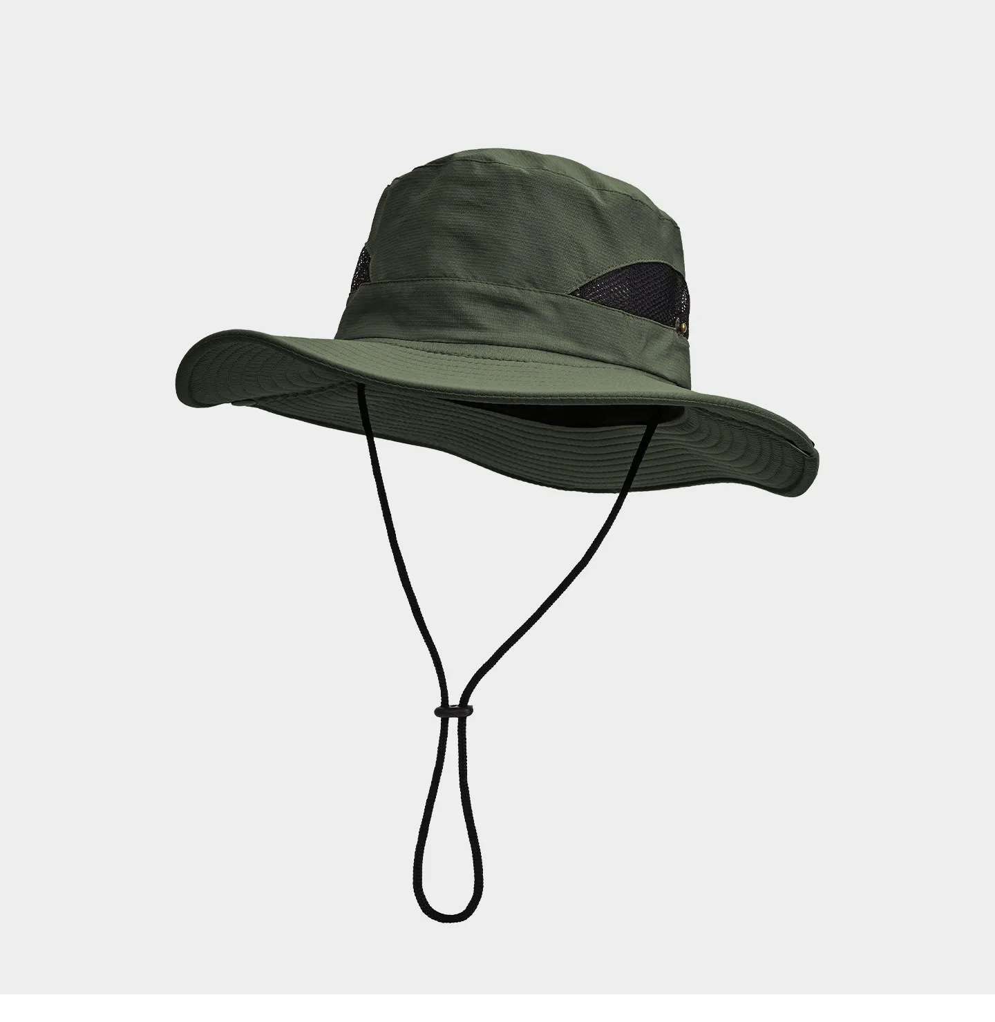 Unisex Summer UV Protection Bucket Hat Breathable Outdoor Sun Hiking Fishing Mountaineering Hat Anti-UV Wide Brim Fisherman Cap 6