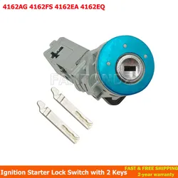 For Citroen C2/C3 Picasso C4/C6 Berlingo Ignition Starter Lock Barrel With 2 Keys 4162AG 4162.AG 4162 AG 4162PT 4162.PT 4162 PT