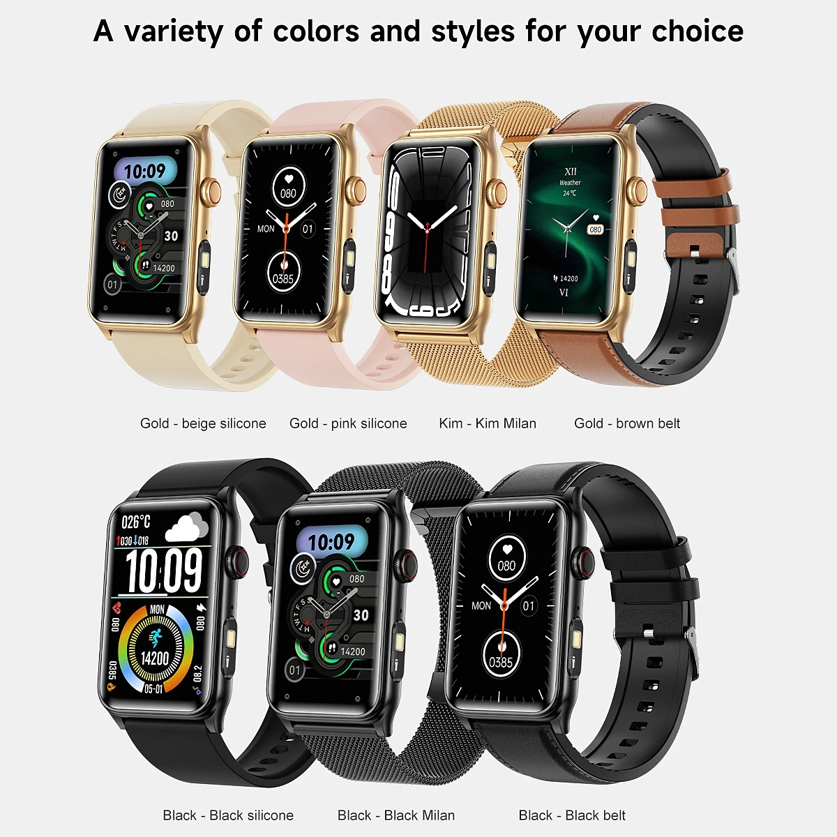 2025 GPS Smart Watch Donna Serie 10 Schermo Chiamata Bluetooth Frequenza cardiaca Pressione sanguigna Smartwatch da uomo per Apple Watch IWO Watch 10
