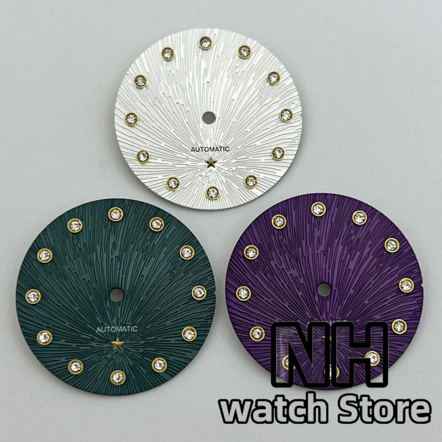 NH 24.5mm Star Watch Dial Gree - огляд і ціна Bronze Case Watch
