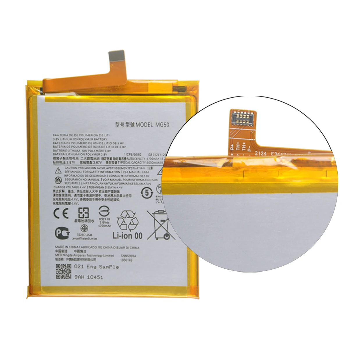 100% Original MG50 5000mAh Battery For Motorola Moto G9 PLUS G9+ XT2087-1 Phone Batteries