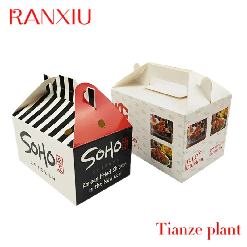 Custom SENCAI hot sale custom printing chicken packaging takeaway food delivery paper box