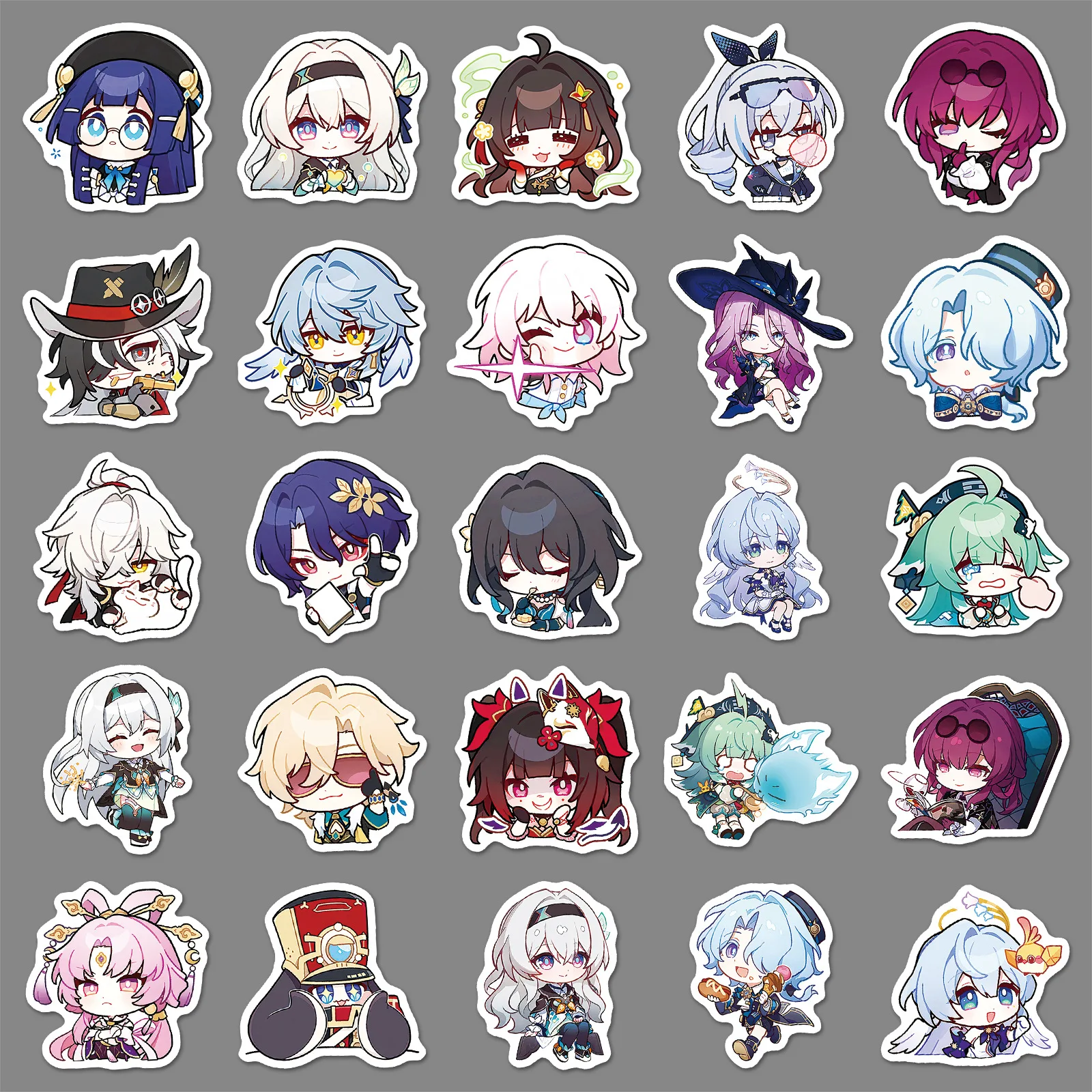 10/50 قطعة هونكاي ستار السكك الحديدية ملصقات تشيبي الكرتون ملصق Kawaii ميمي الشارات الثلاجة الأمتعة المحمول الهاتف الغيتار سيارة سكيت