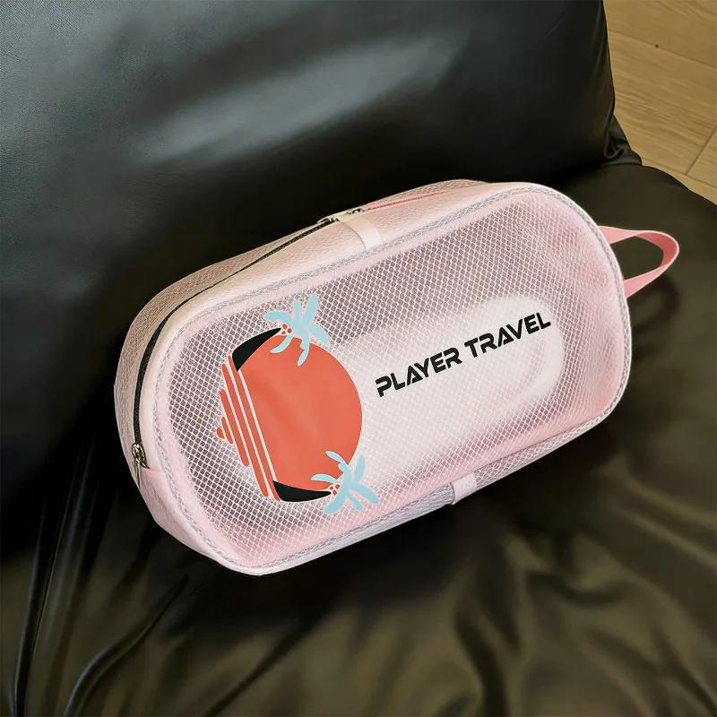 Large Capacity Waterproof Wet Dry Bag Toiletry Travel Cosmetic Organizer with Separate Compartment for Swimming Shower Gym