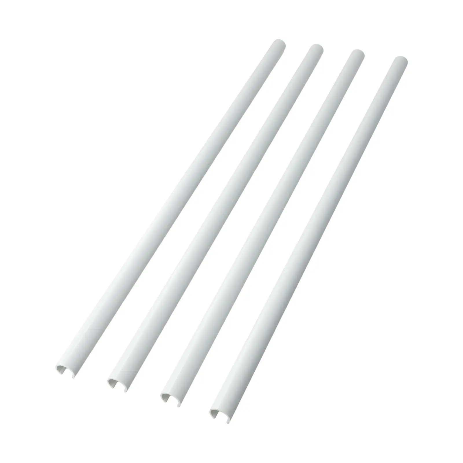 Set Of 4 Radiator Pipe Covers Made From Plastic Suitable For Standard Domestic Heating Pipe