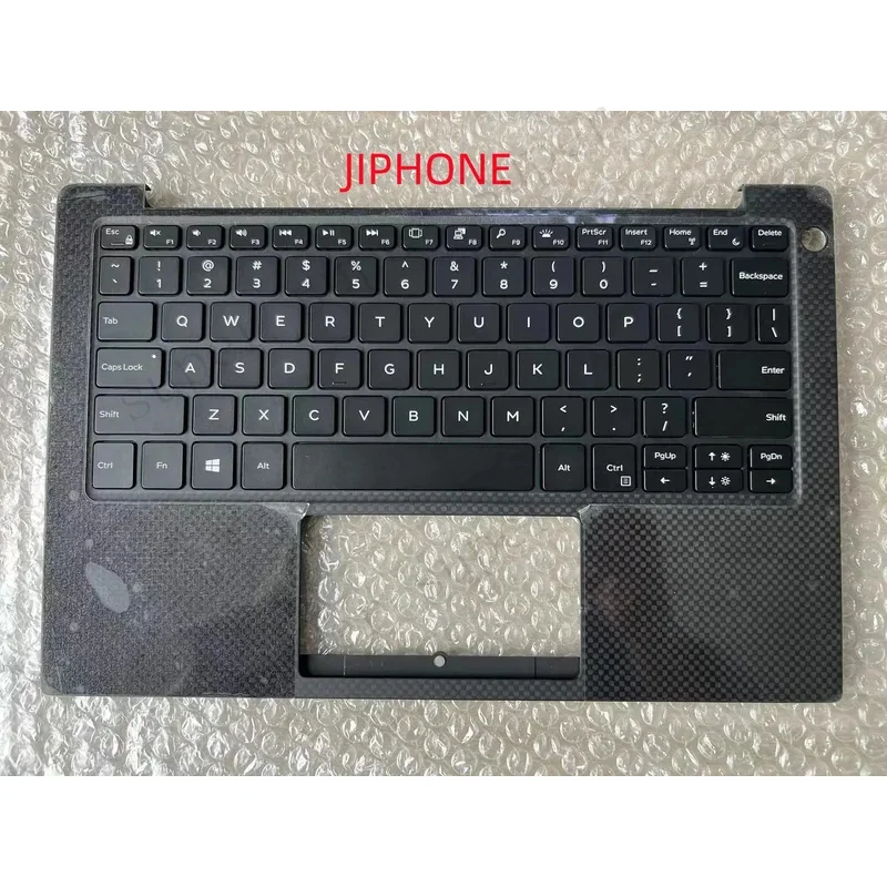 S+New For DELL XPS13 9370 9380 Laptop Palmrest Upper Top Cover keyboard frame Case Shell/FAN/Touchpad 0KPRW0 0YNWCR