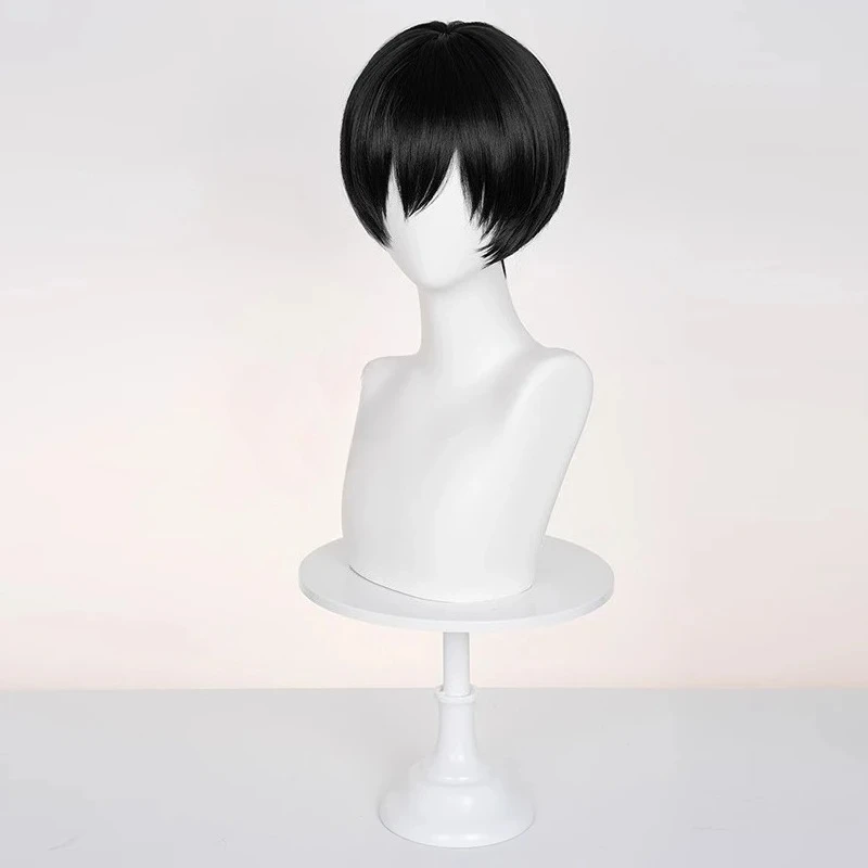 تسوجيناكا يوشيكي شعر مستعار تأثيري أنيمي الصيف هيكارو يموت أسود قصير الشعر هالوين مهرجان حفلة النساء الرجال لعب الأدوار