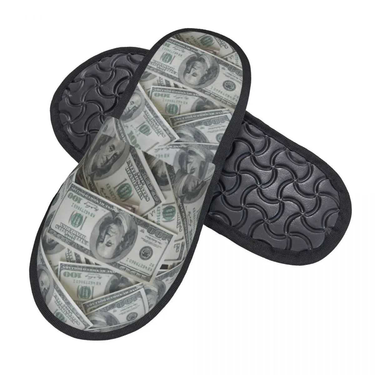 Billie Dollar Money Background Slipper For Women Men Fluffy Winter Warm Slippers Indoor Slippers