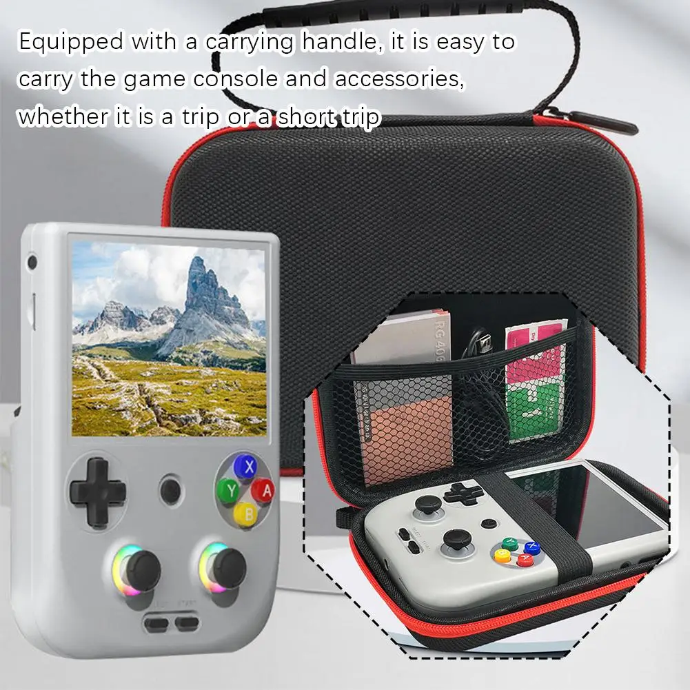 EVA Game Console Bag For Rg406v/RG40xxv/rg405 Handheld Game Console Hard Shell Storage Bag Compartment Organization Portabl N6C8