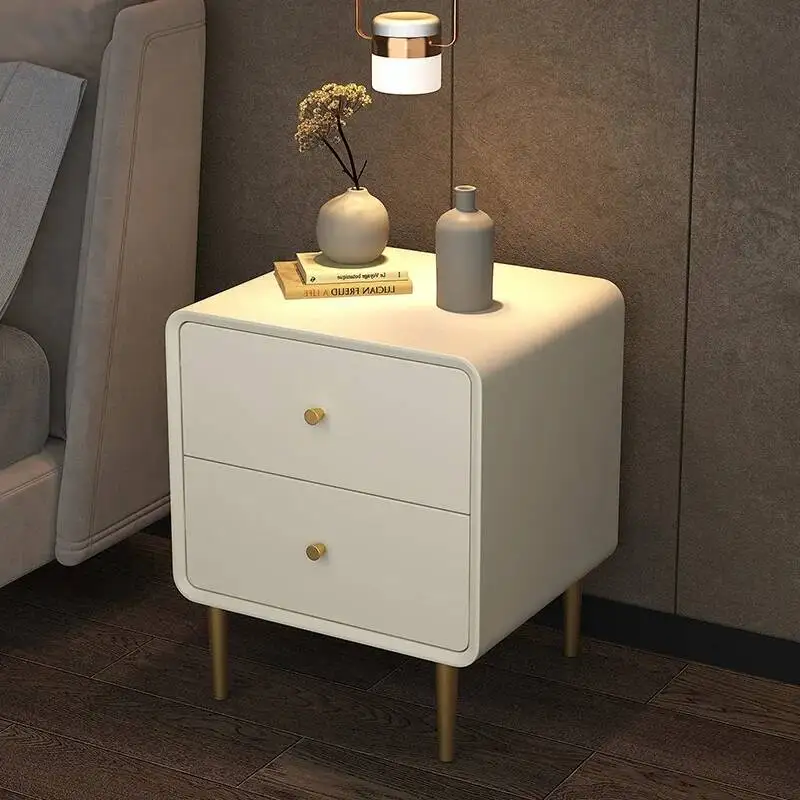 Drawers Storage Table Organizer Bedsides Unique Wood Italian Laden Desk Night Stands Trendy Armoires De Salon Nordic Furniture
