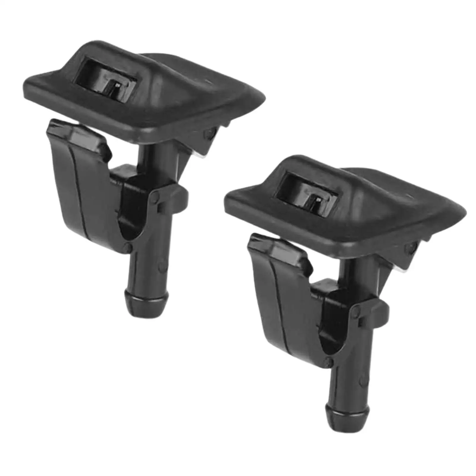 

Car Wiper Nozzle Replacement Set ABS Durable Windshield Sprayer Jet for Jeep Wrangler JK TJ Driving Safety