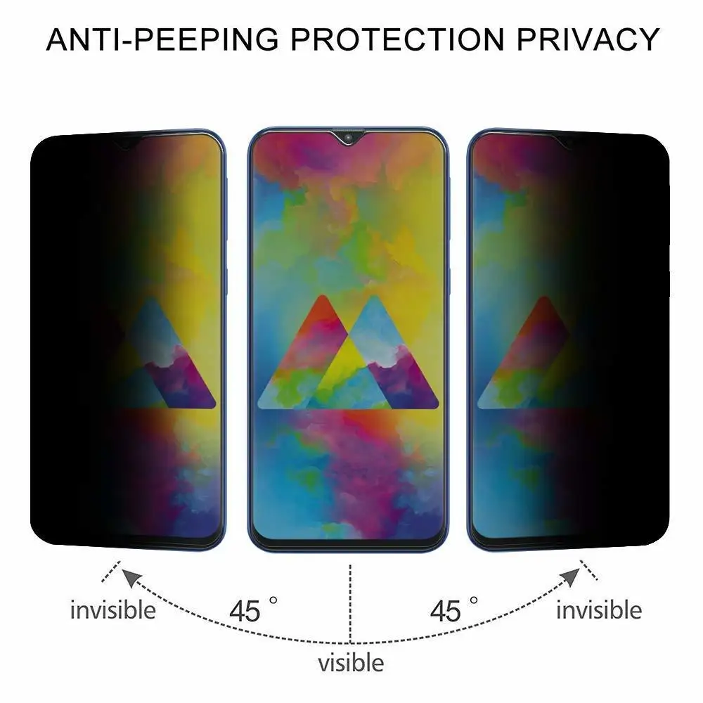 2.5D Privacy Tempered Glass For Samsung Galaxy A10 A10E A20 A20E A30 A40 A40S A50 A60 A70 A70S A80 A90 Anti-Spy Screen Protector