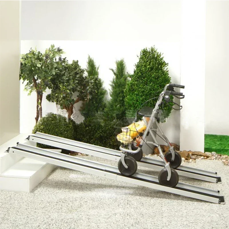 180Cm 6Ft Telescopic Portable Wheelchair Ramps Loading Ramp