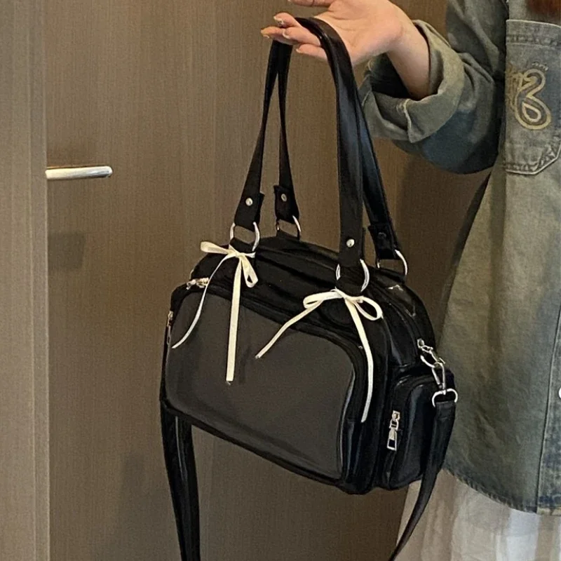 Anime Two-Dimension Japanese Uniform Bag Jk Shoulder Bag Large Capacity Crossbody Versatile Badge Display Bag Doll Itabag Purse