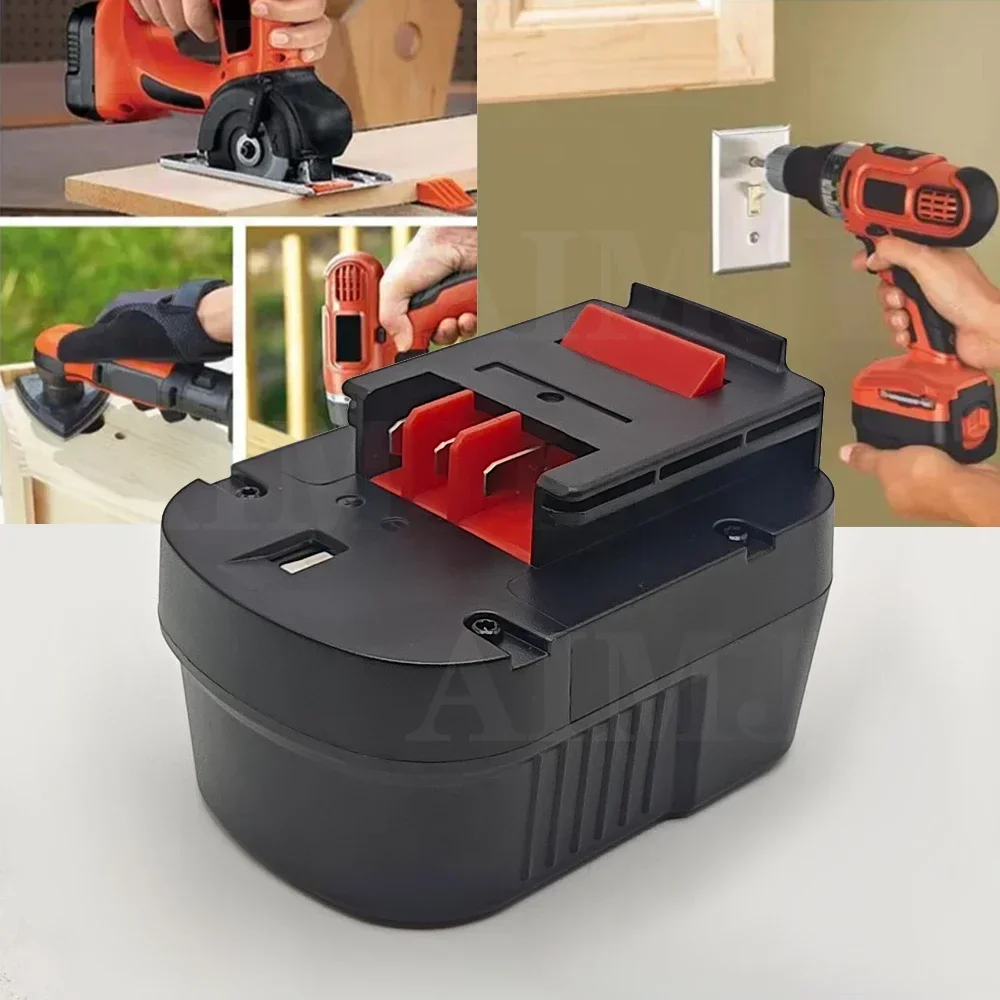 Bateria de ferramenta 12v para black & decker a12 4000/6000mah a12ex fsb12 fs120b a1712 hp12k hp12 substituição de íon de lítio dri