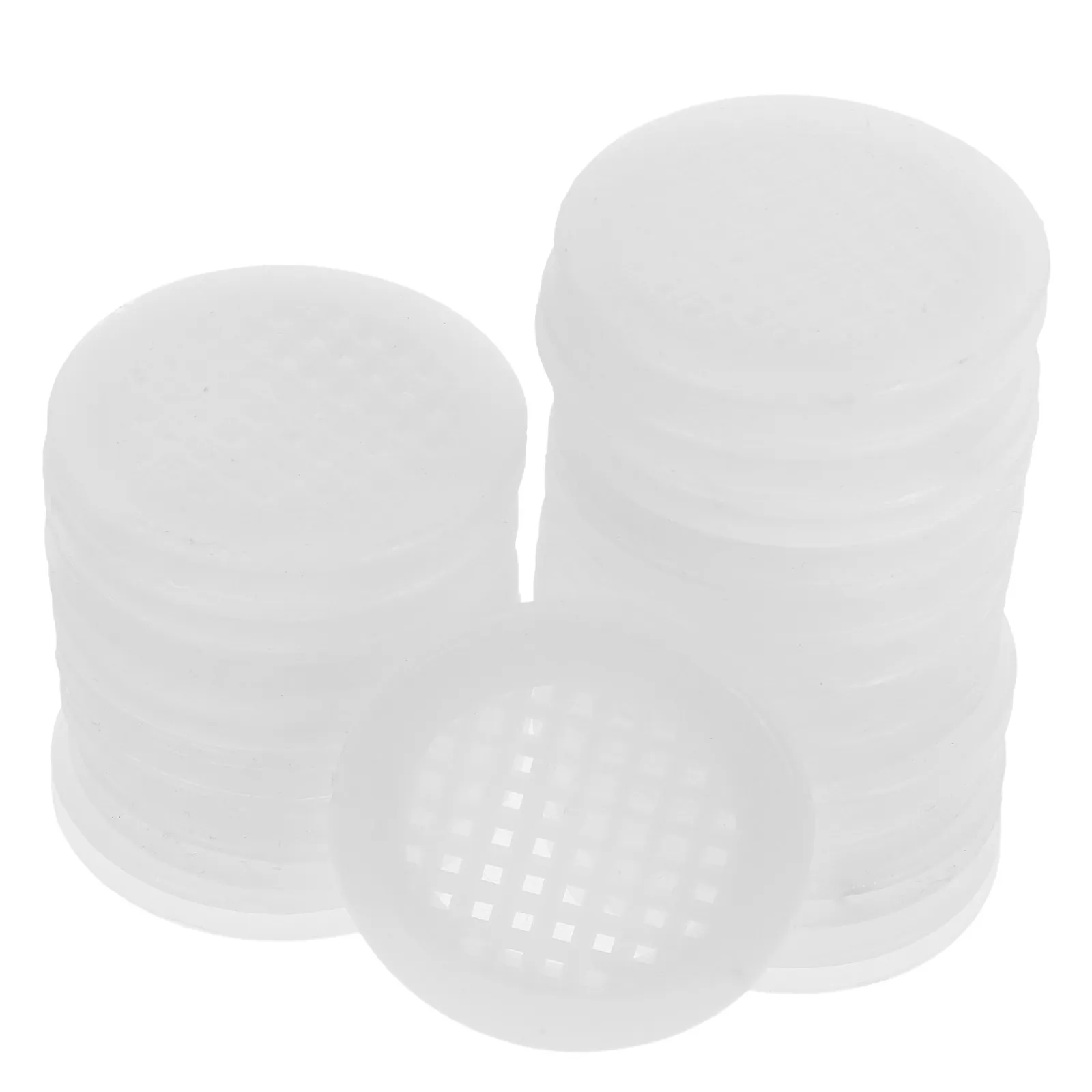 20Pcs Round Cabinet Air Vents Plastic Vent Covers for Wardrobe Closet Shoe Cabinet Kitchen Furniture Ventilation Easy Clean