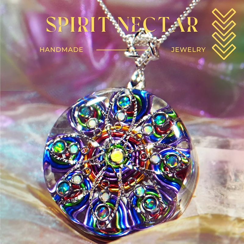 Energy Generator Orgone Amulet Pendant Reiki Crystals and Healing Stones Orgonite Necklace Tesla Coil Negative Energy Protectio