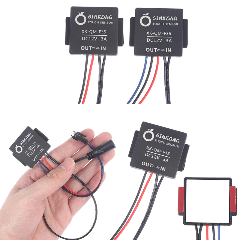 (Ce14)1pc DC12V 3A On/Off Touch Switch Waterproof Light Mirror Touch Switch For Bathroom Mirror Lamp Lighting Accessory Switch