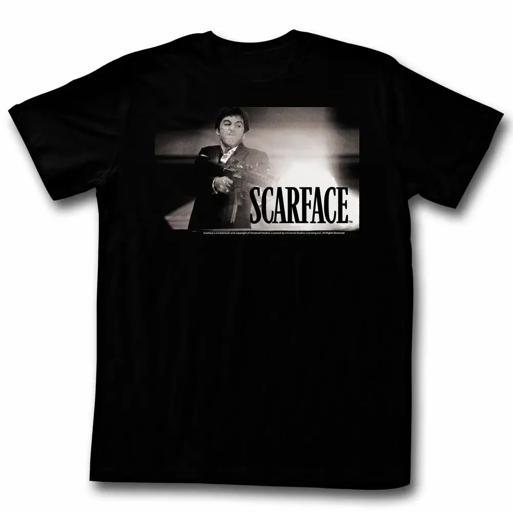 Scarface Whitefire Black T Shirt