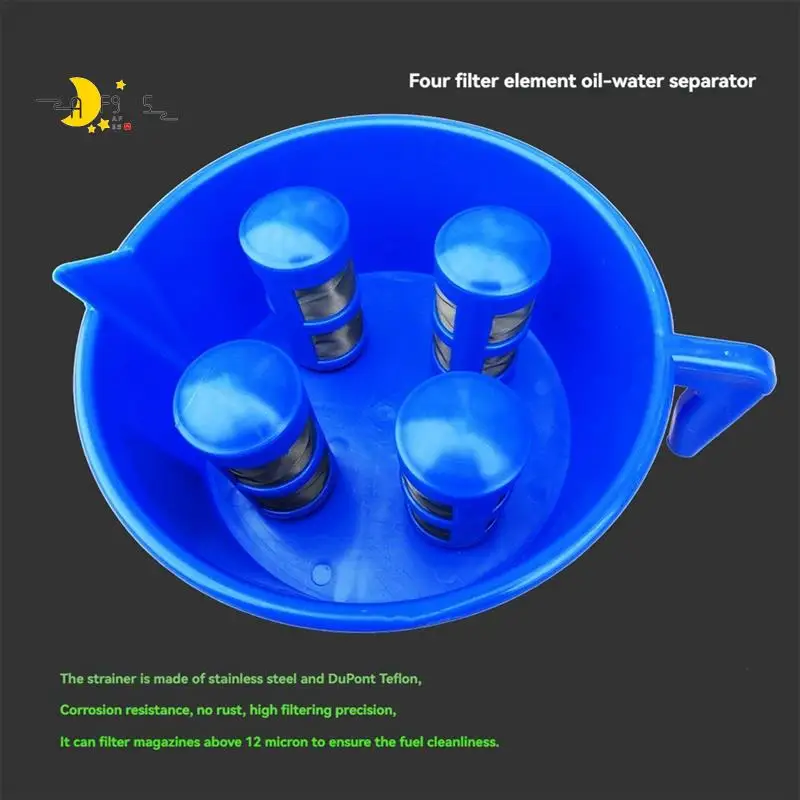 

AF95-воронковый сепаратор масла и воды с четырьмя фильтрующими элементами, дизельный бензиновый топливный фильтр, фитинги, аксессуары