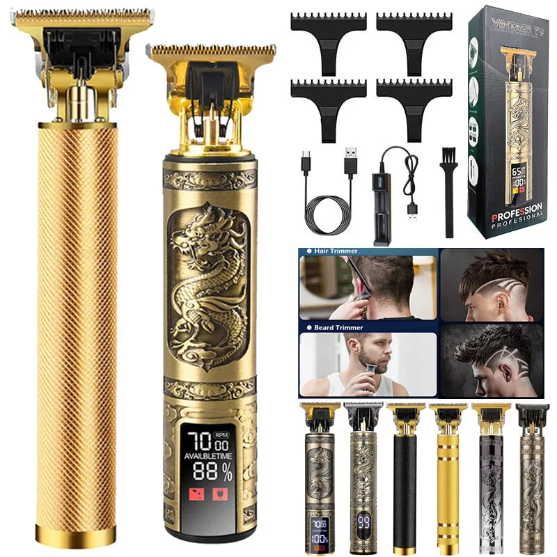 

Different Design Wireless Full Set Vintage Body Beard Barber Shop Professional Electric Hair Cutting Shaving Finishing Machine