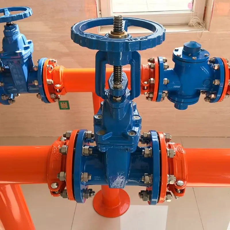 4インチDN100手動上昇ステム式弾性シートゲートバルブ、ダクタイル鋳鉄製ボディ、2CR13ハンドホイール付き、水用途向け