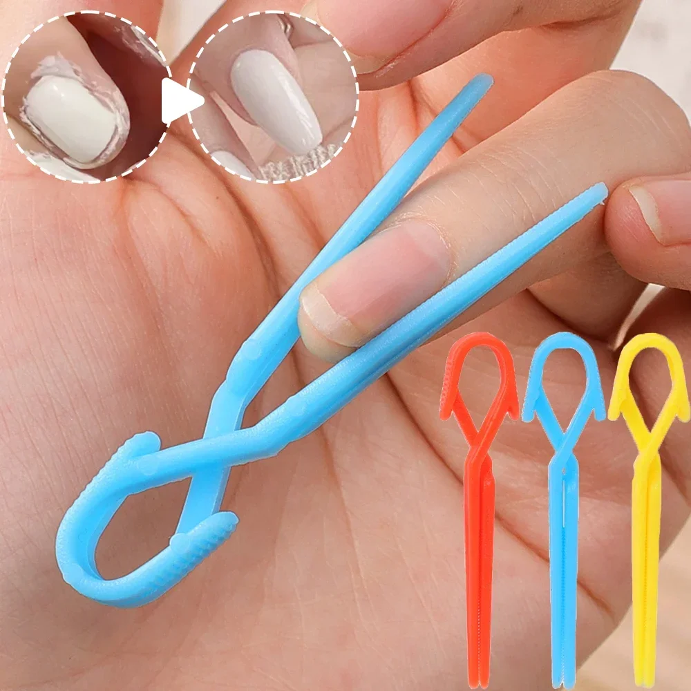 10pcs Nail Polish Finger Protector Polishing Art Clip Non-Slip To Prevent Polish Glue Overflow Leakage Manicure Tools