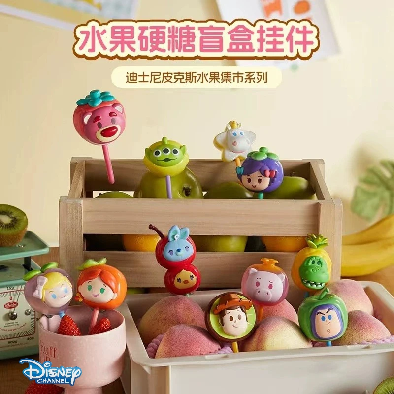 

New Disney Pixar Toy Story Fruit Hard Candy Blind Box Pendant Handmade Doll Kawaii Girl Gift Desktop Ornament Toys