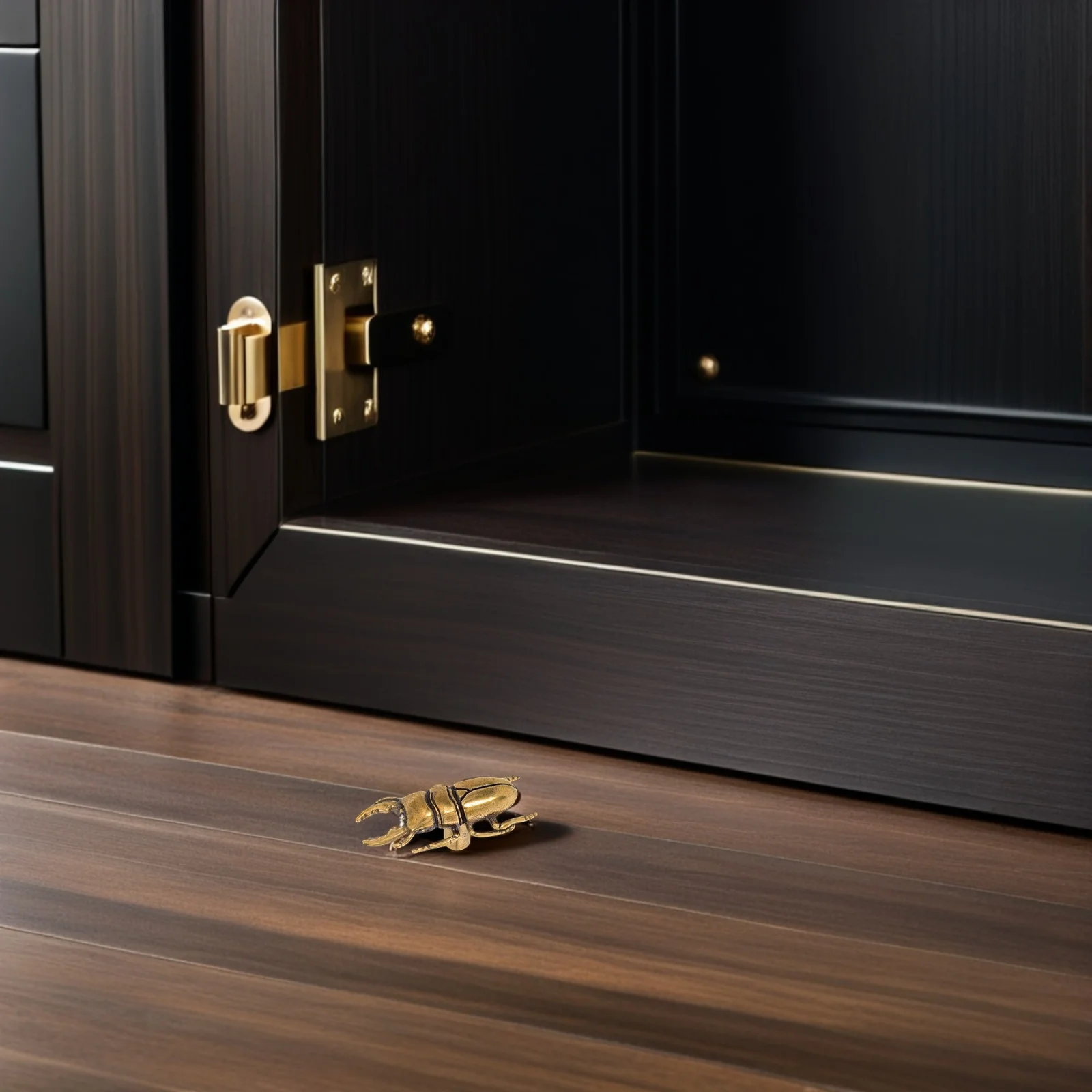 

2 Pcs Brass Knobs for Dresser Decorative Cabinet Hardware Beetle Furniture Handles Cupboard Insect Drawer